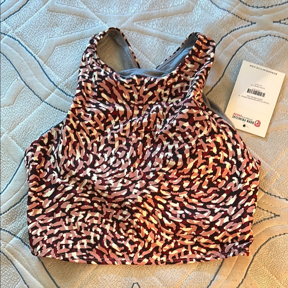 Born Primitive Synergy cropped sports bra (pebble) Small